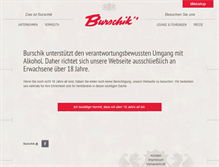 Tablet Screenshot of burschik.com